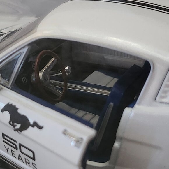 M2 Machines 1965 Ford Mustang GT 2+2 Fastback White Ltd Ed 5000 Pieces - Picture 5 of 10